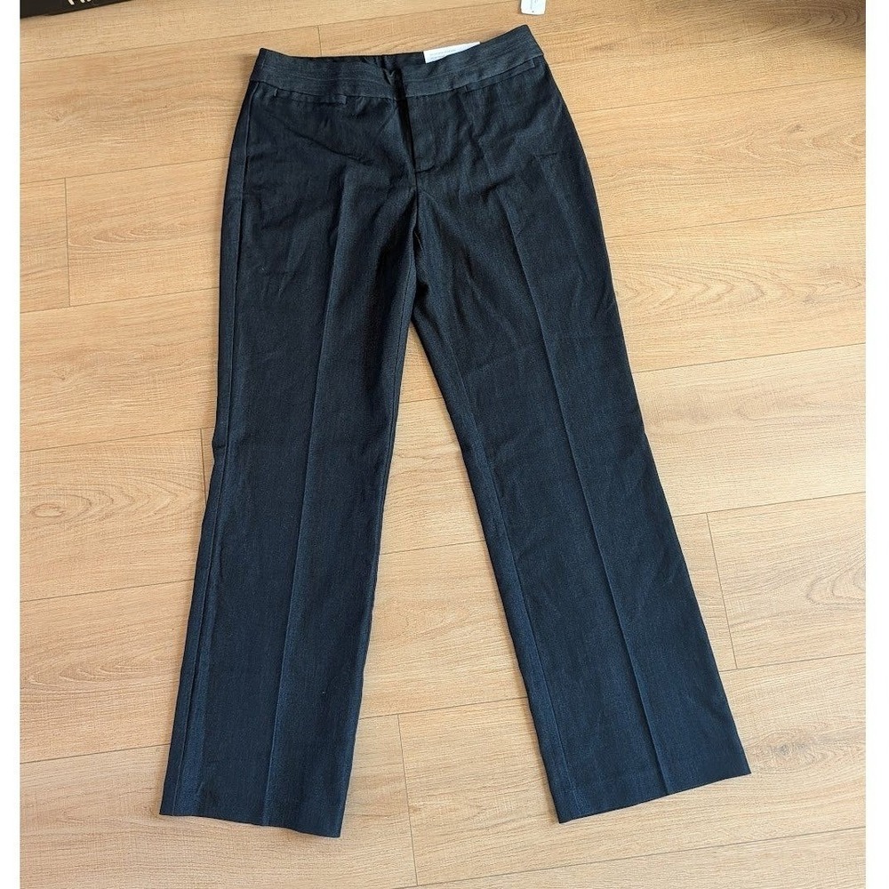 Christopher &‎ Banks Womens 8 Dark Navy Modern Fit Trouser Leg Pants